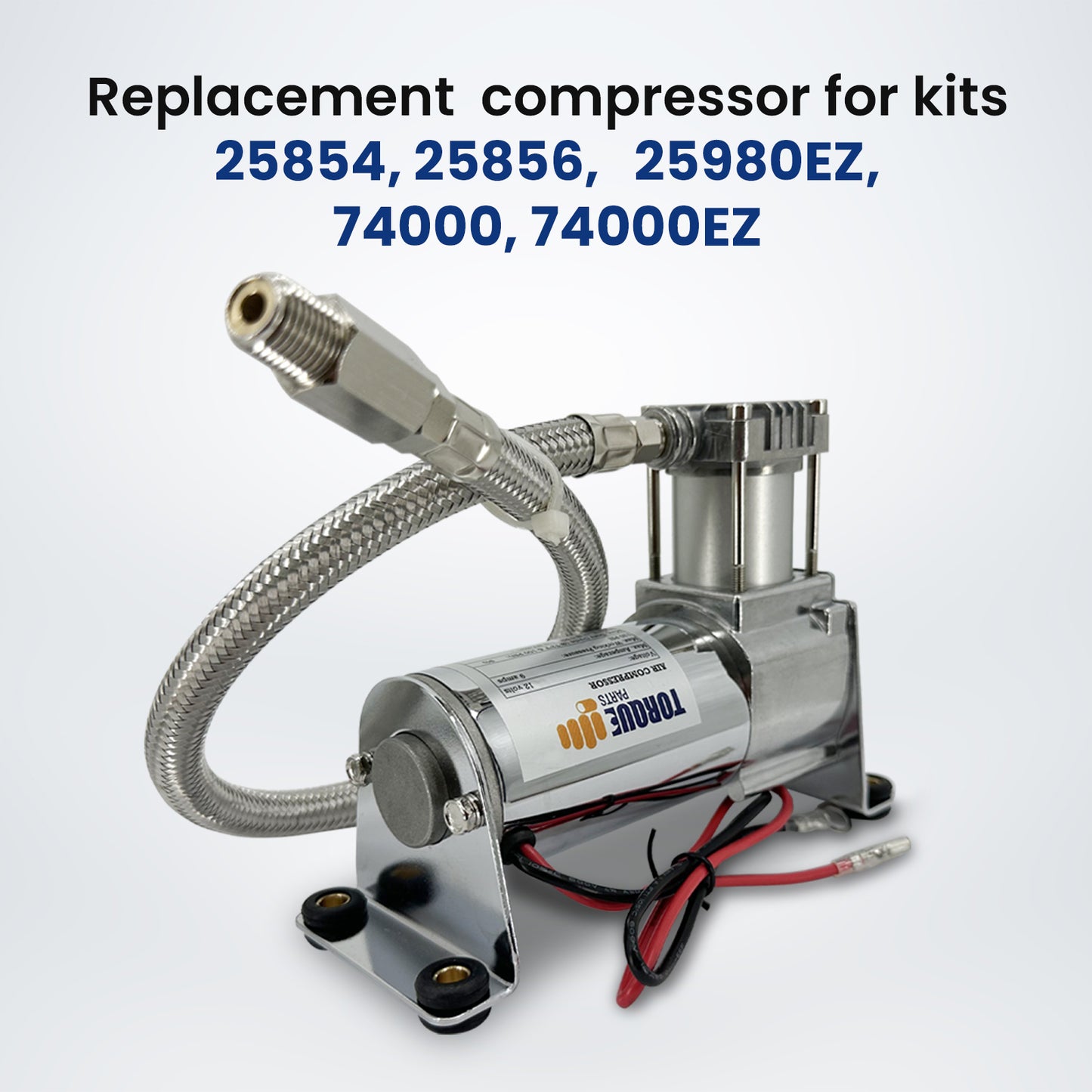 12V Portable Air Compressor Kit, 120 PSI for Trucks, RVs, Trailers