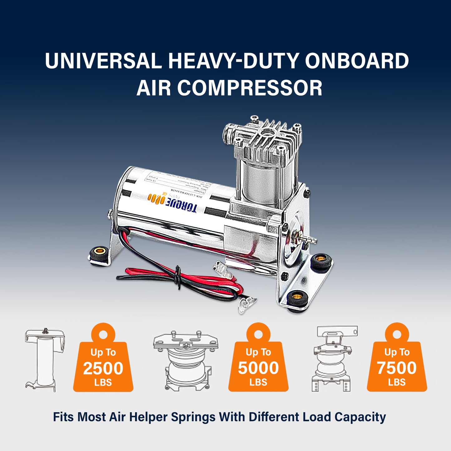 Heavy Duty Air Command Air Compressor Kit System w/ Analog Gauge