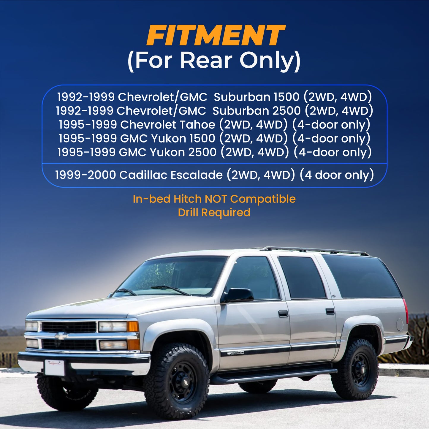 Air Bag Suspension Kit for 1992-1999 Chevrolet Suburban 1500 2500 2WD 4WD - Up to 7500lbs