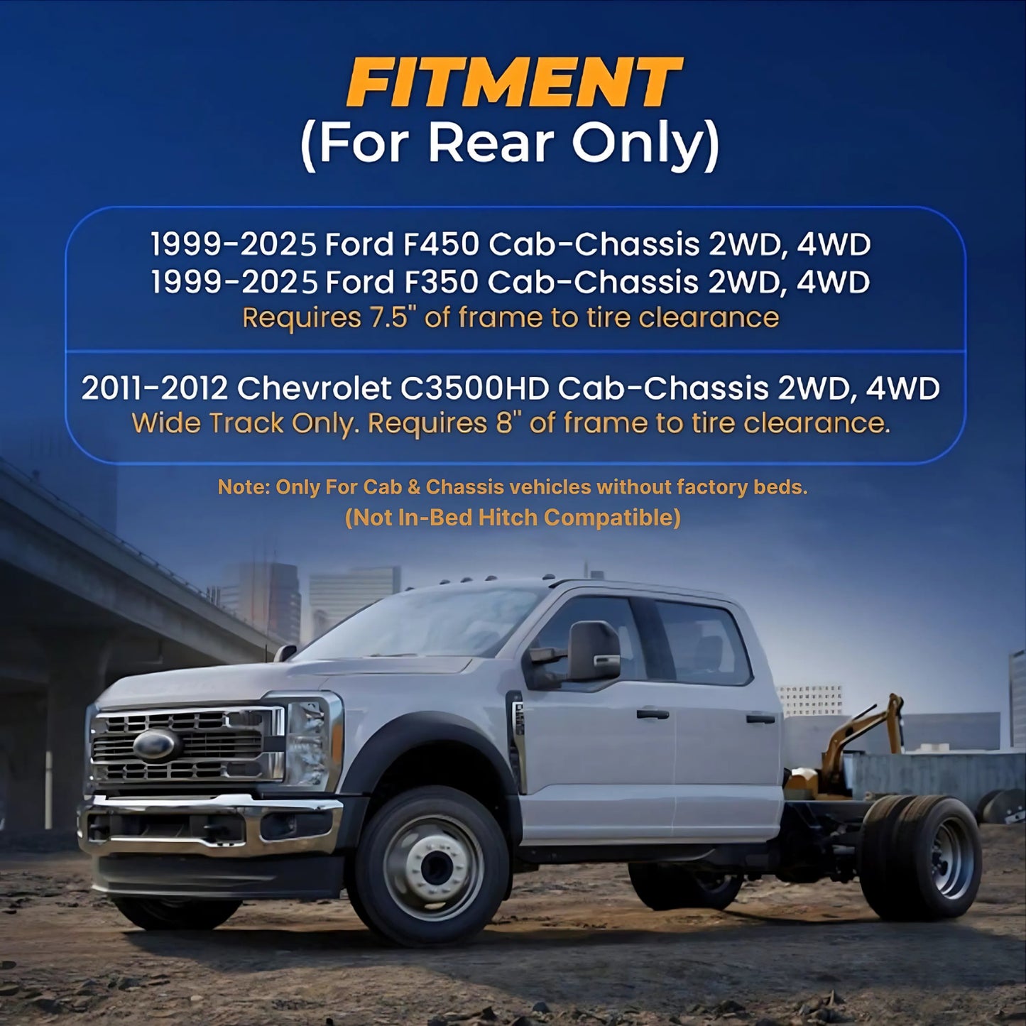 Air Bag Suspension Kit with Internal Jounce Bumper for 1999-2025 Ford F350 F450 - Up to 7500lbs