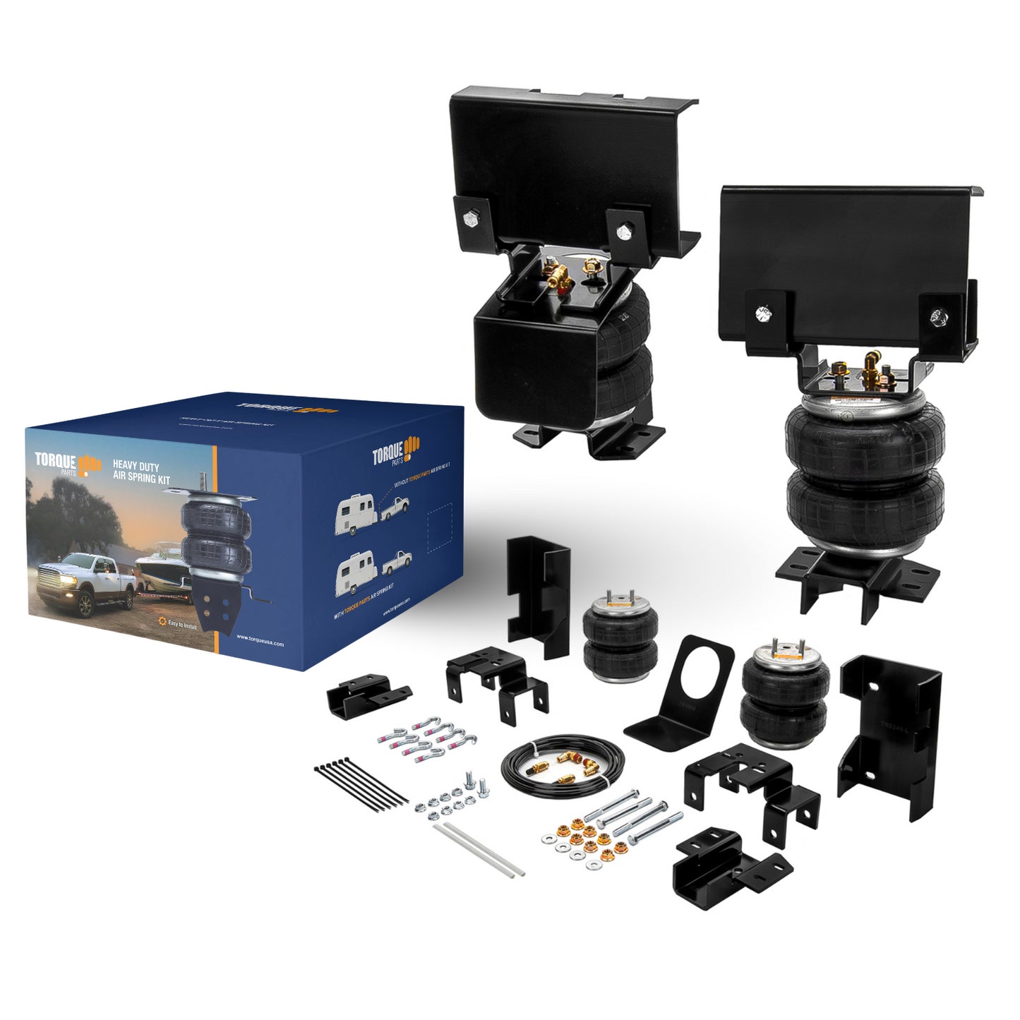 Air Bag Suspension Kit for 2001-2006 Silverado 1500 2500, Sierra GMC 1500 - Up to 7500lbs