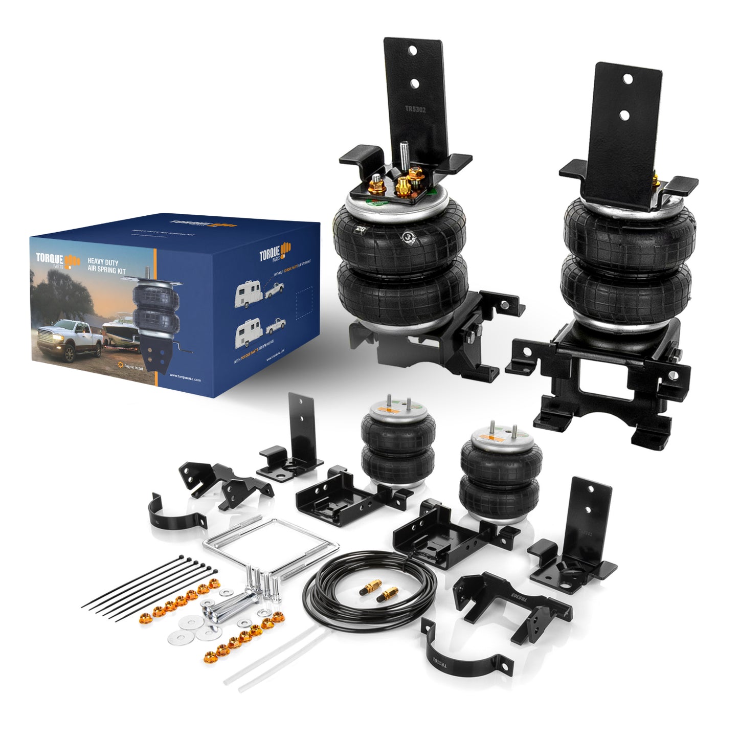 Air Bag Suspension Kit for 2000-2006 Ford Excursion 2WD - Up to 7500lbs