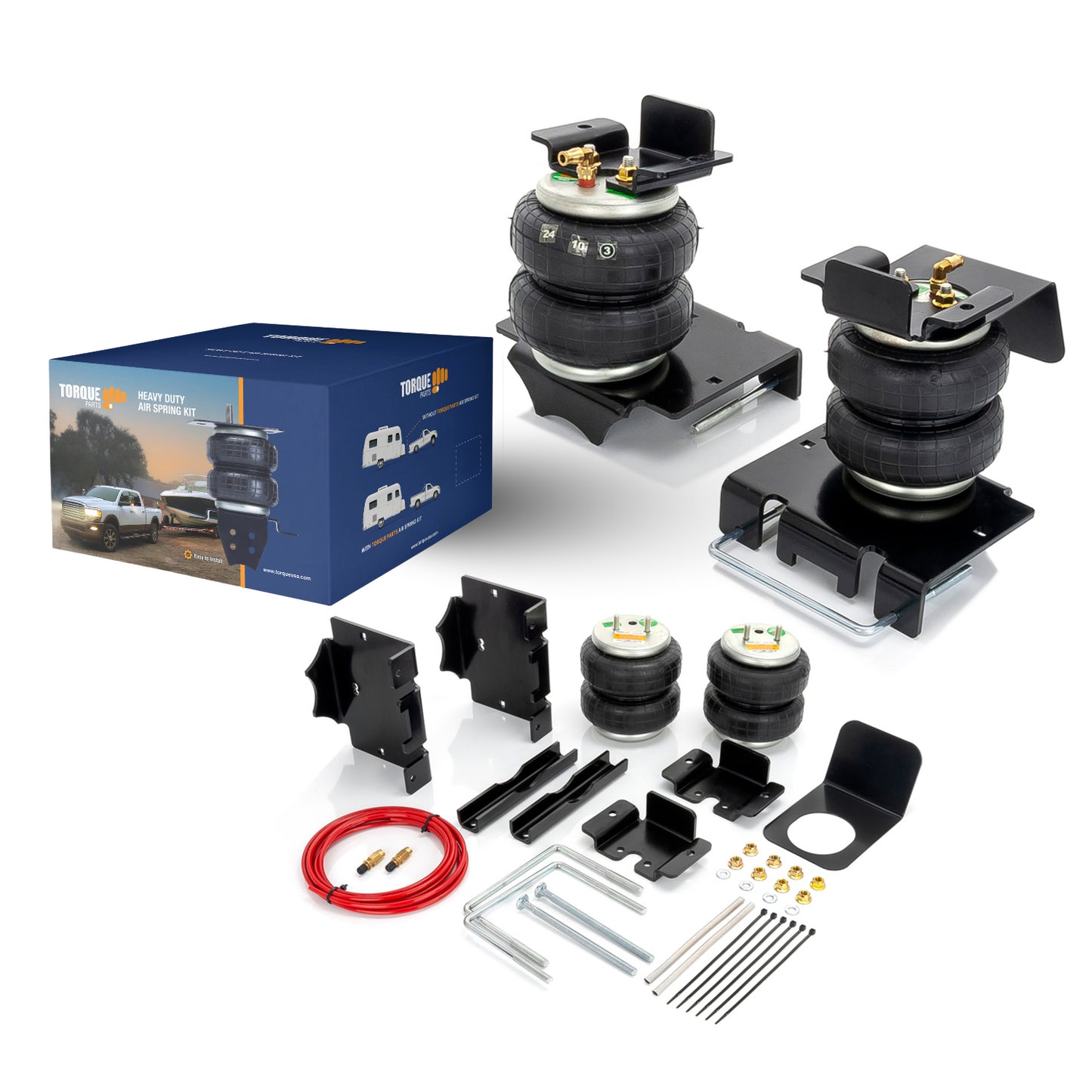 Air Bag Suspension Kit for 2002-2008 Dodge RAM 1500 - Up to 7500lbs