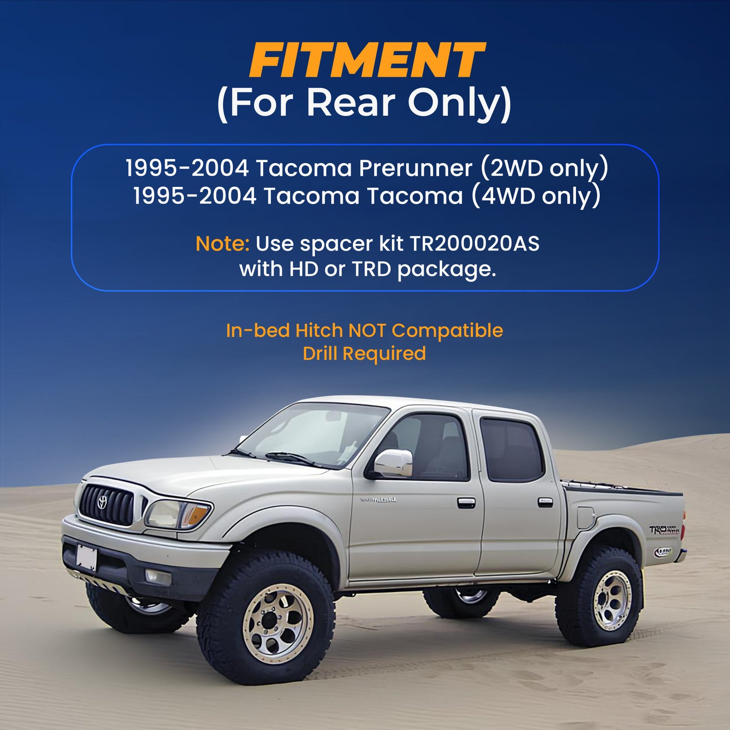 Air Bag Suspension Kit for 1995-2004 Toyota Tacoma, PreRunner - Up to 7500lbs