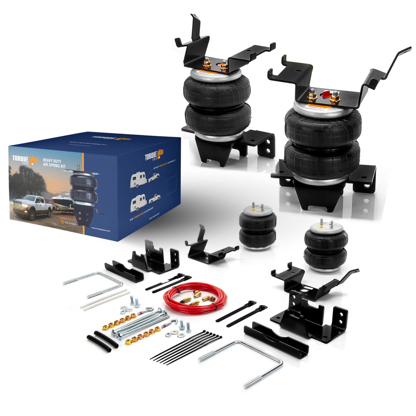 Air Bag Suspension Kit for 2004-2015 Nissan Titan 2WD 4WD - Up to 7500lbs