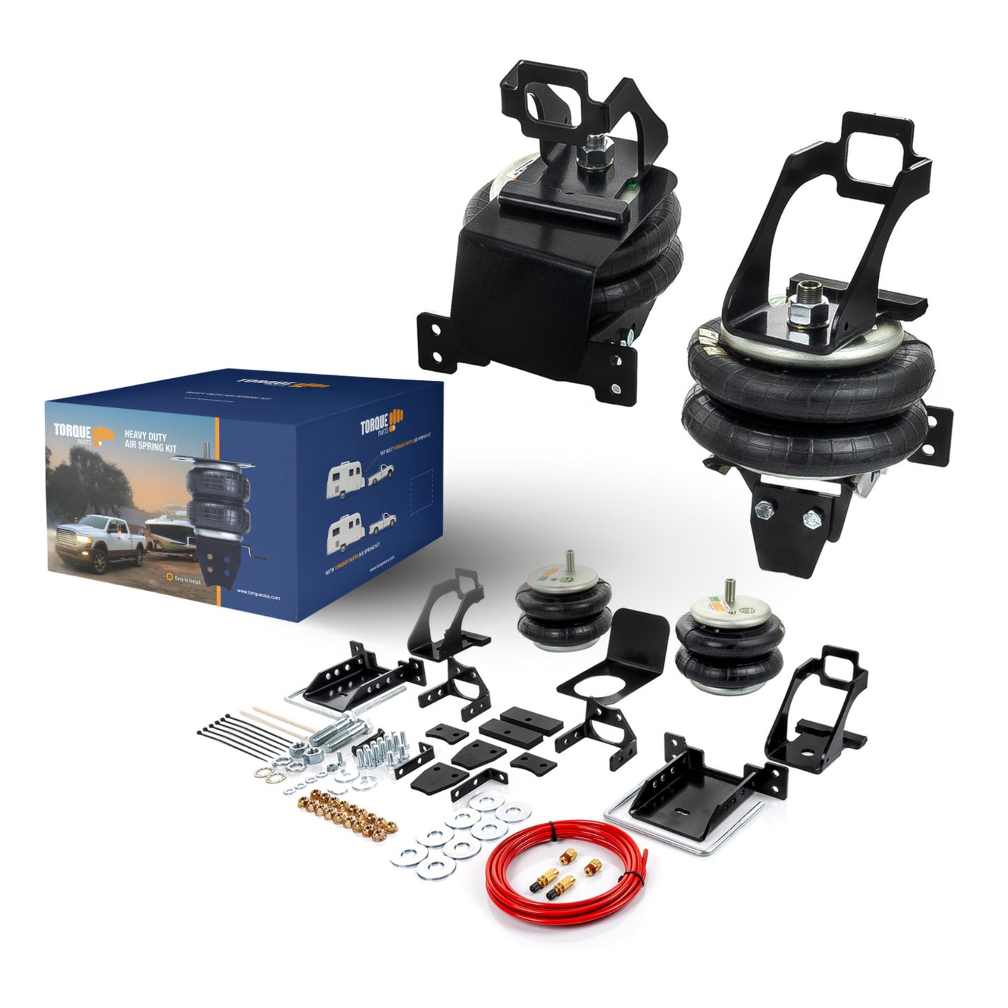 Air Bag Suspension Kit for 2005-2007 Ford F250 F350 4WD - Up to 7500lbs