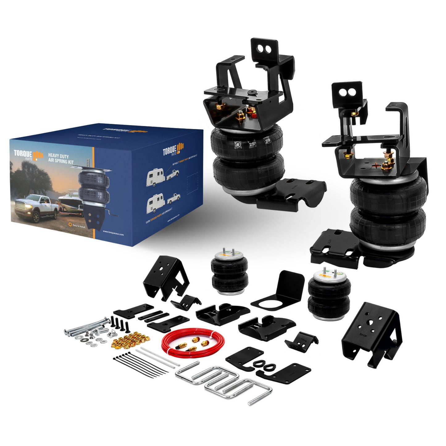 Air Bag Suspension Kit for 2016-2021 Nissan Titan XD - Up to 7500lbs