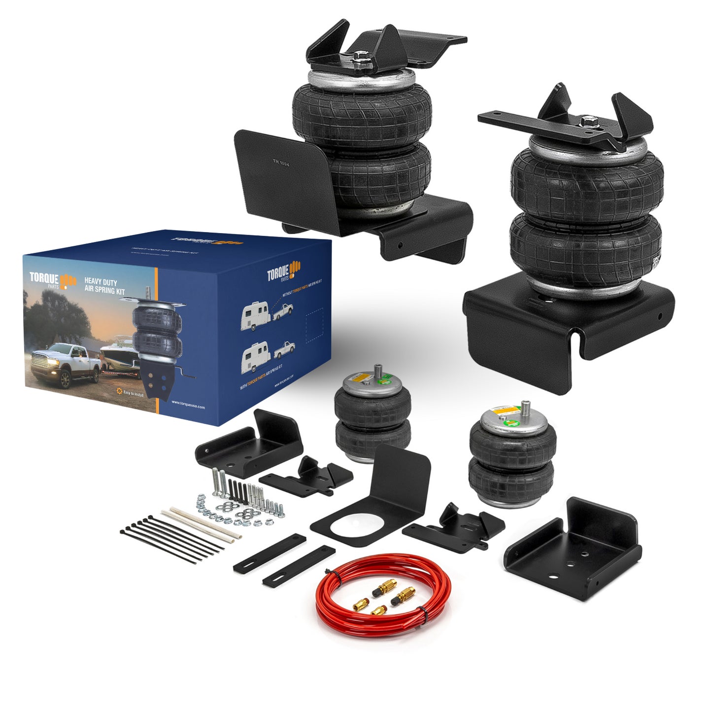 Air Bag Suspension Kit for 2019-2025 Chevrolet Silverado 1500 - Up to 7500lbs