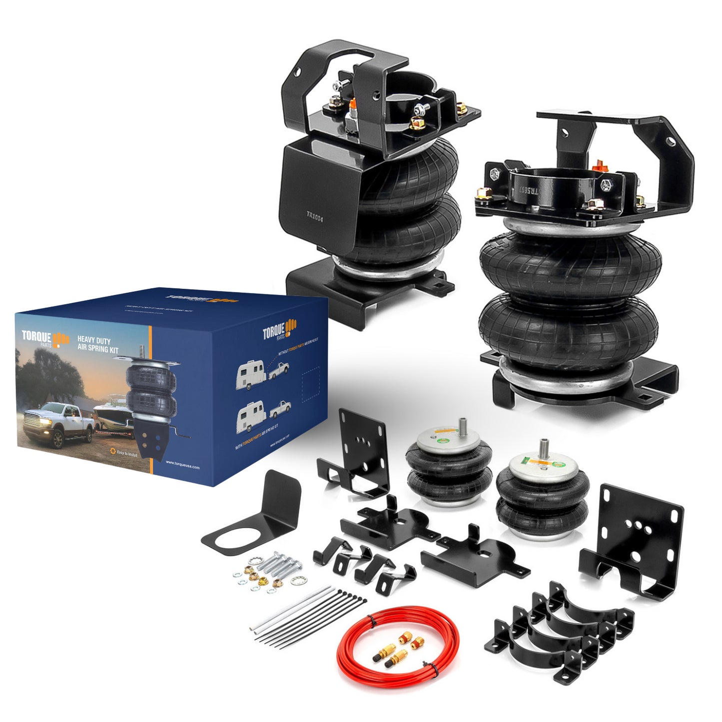Air Bag Suspension Kit for 2011-2025 Chevrolet Silverado, GMC Sierra 2500HD - Up to 7500lbs