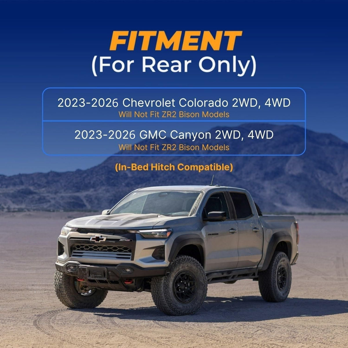 Rear Air Bag Suspension Kit for 2023–2026 Chevrolet Colorado GMC Canyon