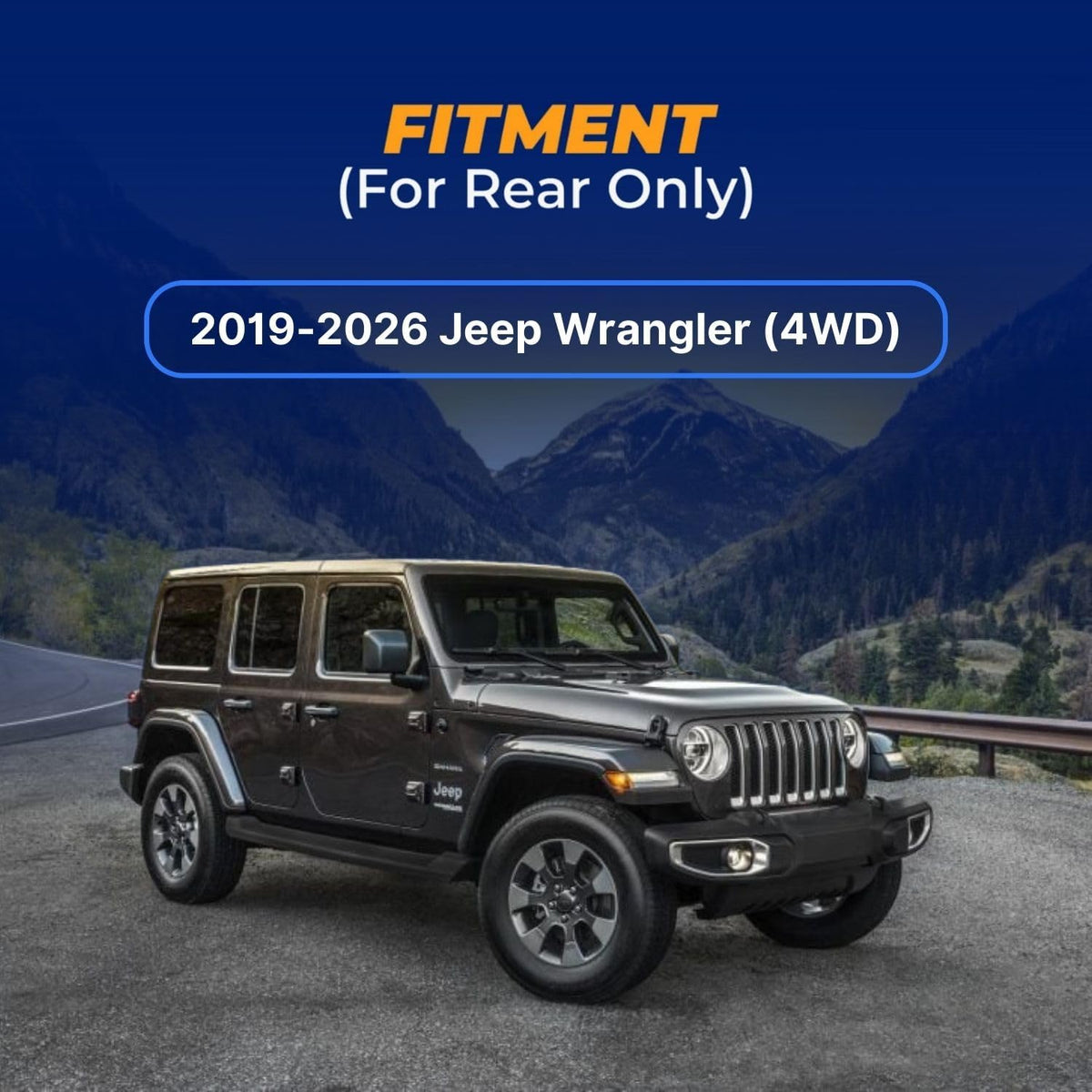 Rear Air Bag Suspension Kit for 2019–2026 Jeep Wrangler 4WD | Adjustable Load Support