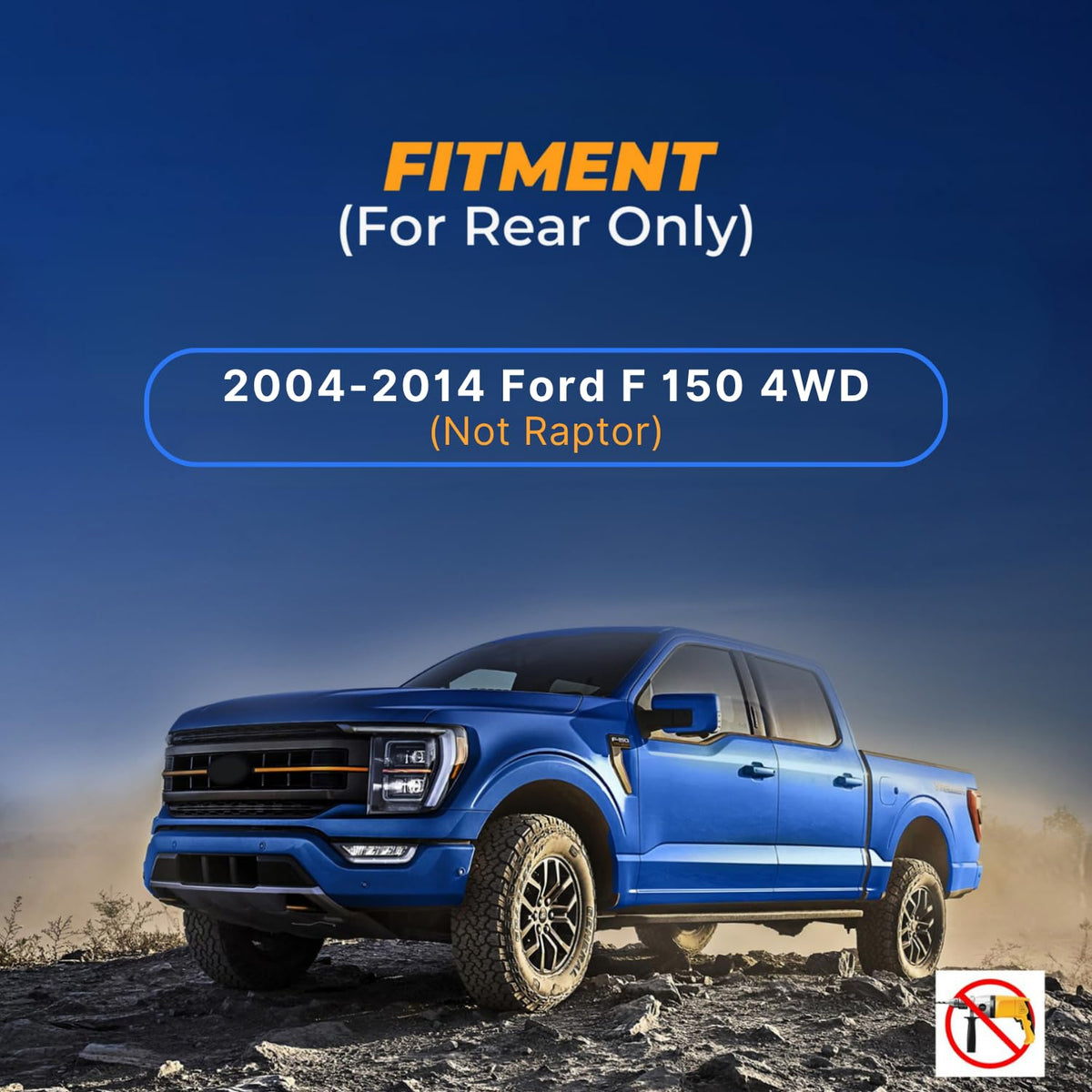 Rear Air Bag Suspension Kit for 2004–2014 Ford F-150 4WD only